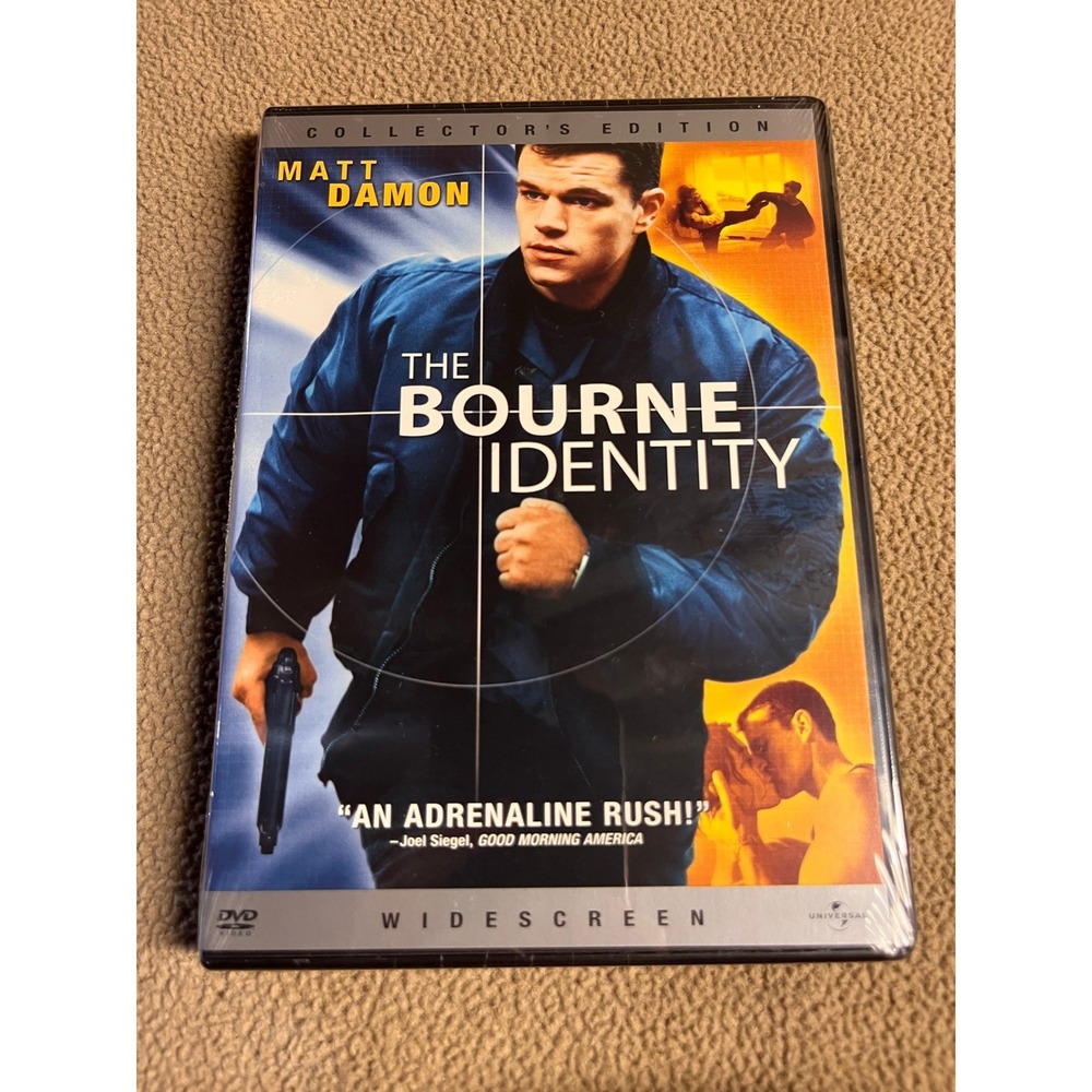 The Bourne Identity DVD Collectors Edition Matt Damon Widescreen New Sealed